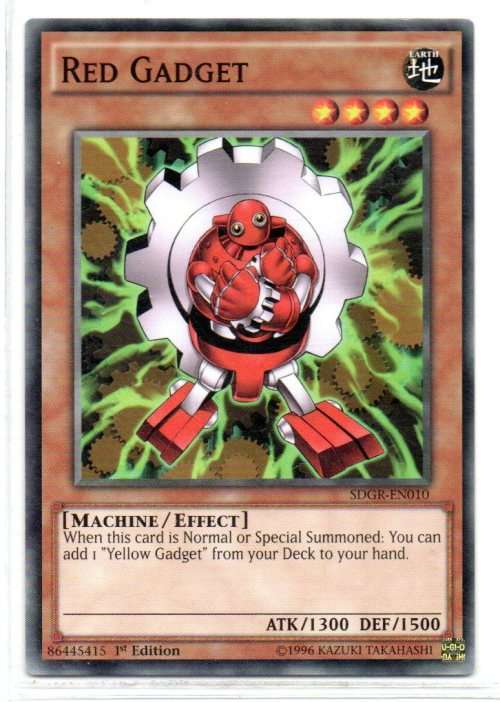 Yu-Gi-Oh! - Red Gadget - 1st Ed/Common - Geargia Rampage Structure Deck (SDGR-EN010)