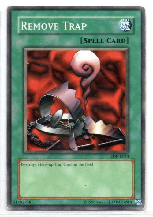 Yu-Gi-Oh! - Remove Trap - Common - Starter Deck: Kaiba (SDK-E044)