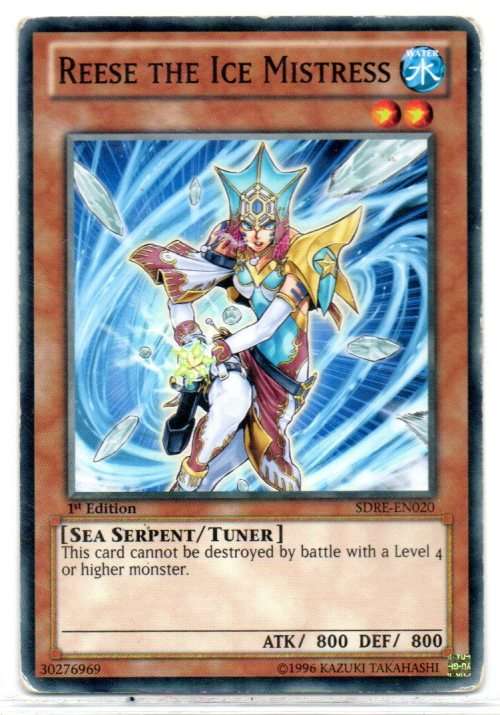 Yu-Gi-Oh! - Reese the Ice Mistress - 1st Ed/Common - Realm of the Sea Emperor Structure Deck (SDRE-E