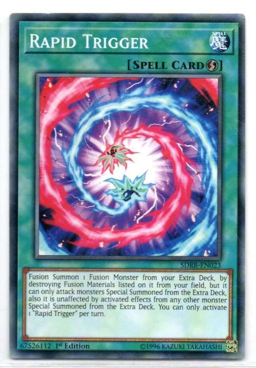 Yu-Gi-Oh! - Rapid Trigger - 1st Ed/Common - Structure Deck: Rokket Revolt (SDRR-EN023)