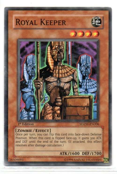 Yu-Gi-Oh! - Royal Keeper - 1st Ed/Common - Zombie World Structure Deck (SDZW-EN006)