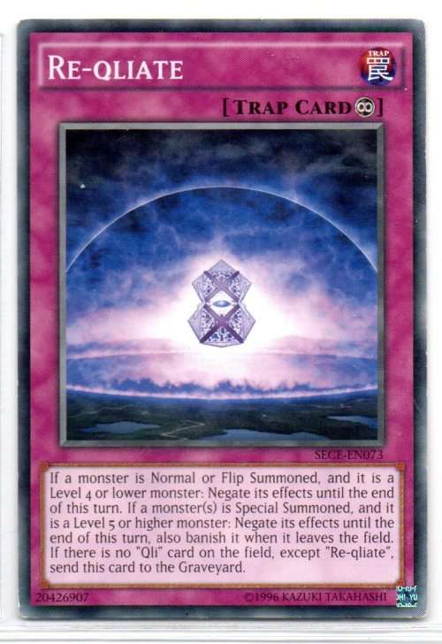 Yu-Gi-Oh! - Re-qliate - Common - Secrets of Eternity (SECE-EN073)