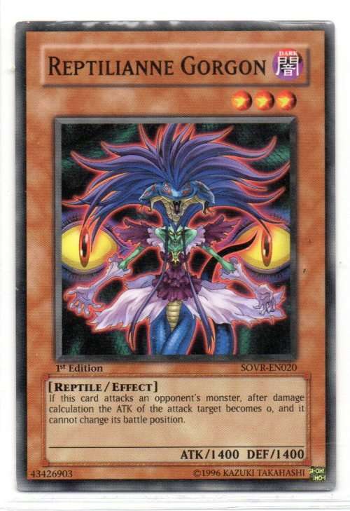 Yu-Gi-Oh! - Reptilianne Gorgon - 1st Ed/Common - Stardust Overdrive (SOVR-EN020)