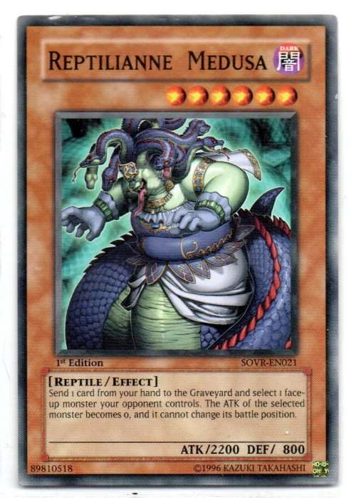 Yu-Gi-Oh! - Reptilianne Medusa - 1st Ed/Common - Stardust Overdrive (SOVR-EN021)