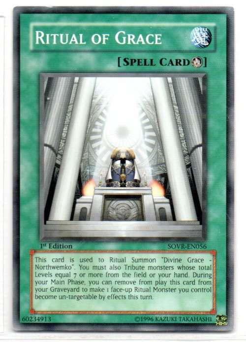 Yu-Gi-Oh! - Ritual of Grace - 1st Ed/Common - Stardust Overdrive (SOVR-EN056)
