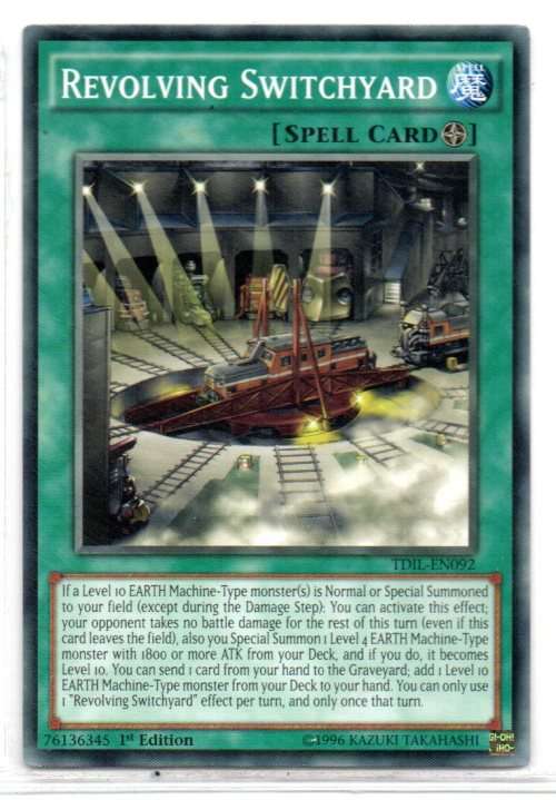 Yu-Gi-Oh! - Revolving Switchyard - 1st Ed/Common - The Dark Illusion (TDIL-EN092)
