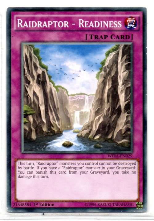 Yu-Gi-Oh! - Raidraptor - Readiness - 1st Ed/Common - Wing Raiders (WIRA-EN029)