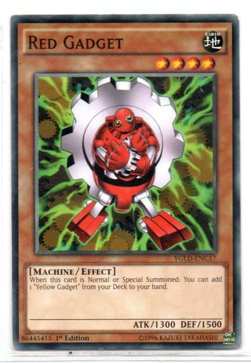 Yu-Gi-Oh! - Red Gadget - 1st Ed/Common - Yugi`s Legendary Decks (YGLD-ENC17)