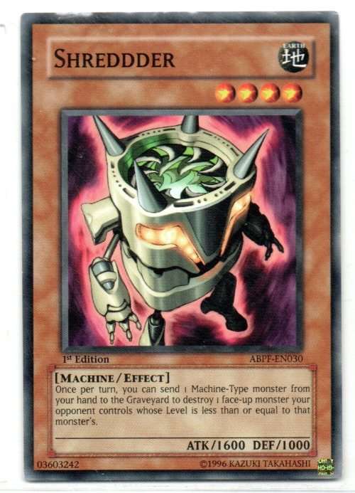Yu-Gi-Oh! - Shreddder - 1st Ed/Common - Absolute Powerforce (ABPF-EN030)