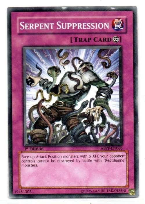 Yu-Gi-Oh! - Serpent Suppression - 1st Ed/Common - Absolute Powerforce (ABPF-EN066)