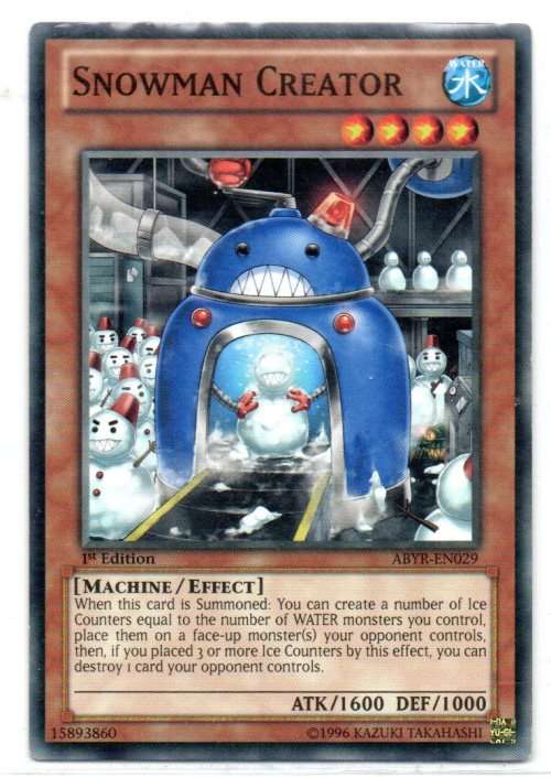Yu-Gi-Oh! - Snowman Creator - 1st Ed/Common - Abyss Rising (ABYR-EN029)