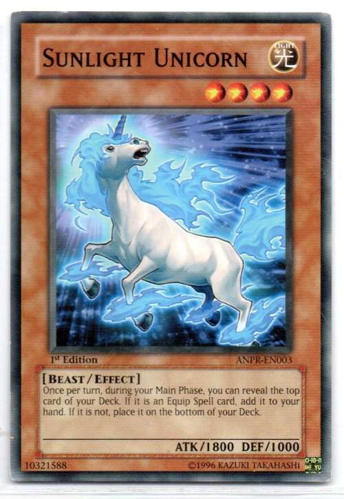 Yu-Gi-Oh! - Sunlight Unicorn - 1st Ed/Common - Ancient Prophecy (ANPR-EN003)