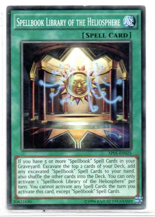 Yu-Gi-Oh! - Spellbook Library of the Heliosphere - Common - Astral Pack Five (AP05-EN025)