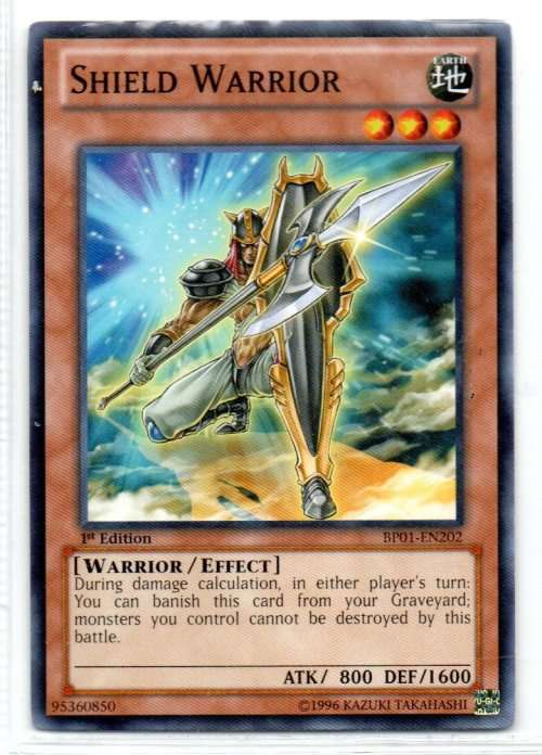 Yu-Gi-Oh! - Shield Warrior - 1st Ed/Common - Battle Pack: Epic Dawn (BP01-EN202)