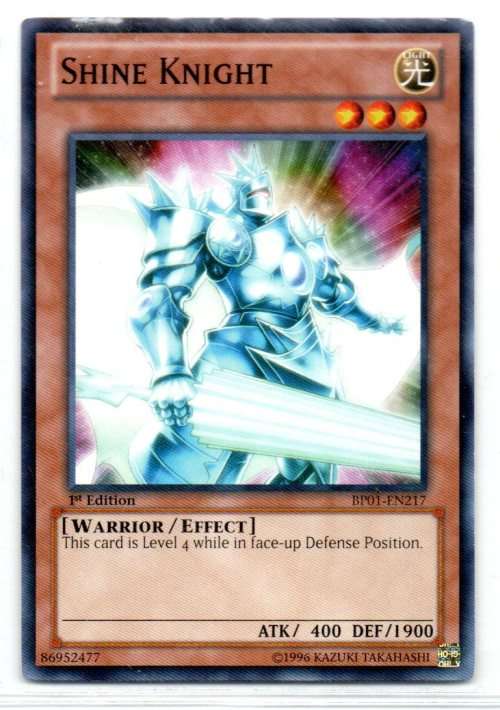 Yu-Gi-Oh! - Shine Knight - 1st Ed/Common - Battle Pack: Epic Dawn (BP01-EN217)