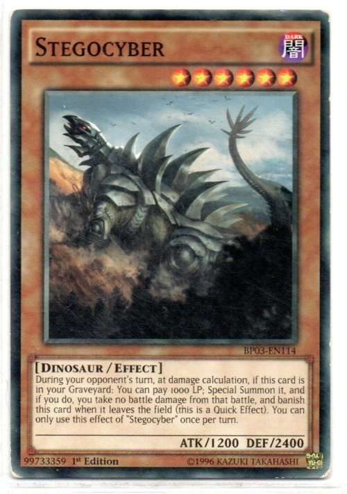 Yu-Gi-Oh! - Stegocyber - 1st Ed/Common - Battle Pack 3: Monster League (BP03-EN114)