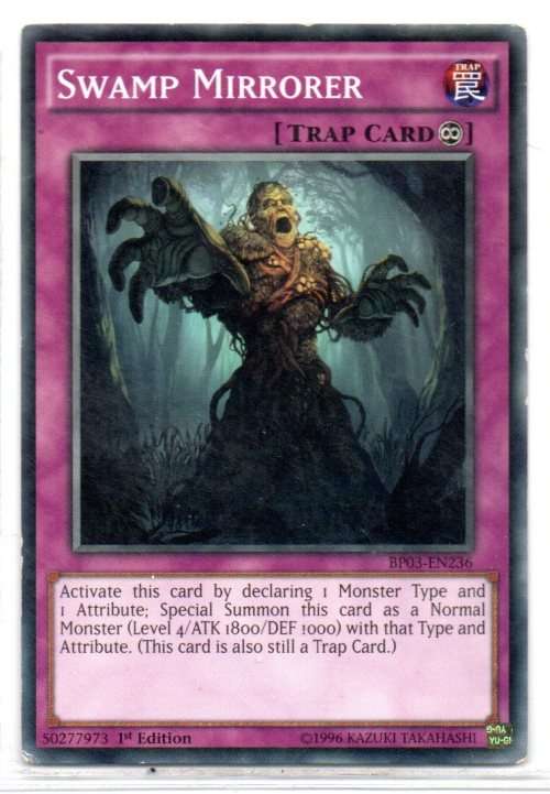 Yu-Gi-Oh! - Swamp Mirrorer - 1st Ed/Common - Battle Pack 3: Monster League (BP03-EN236)