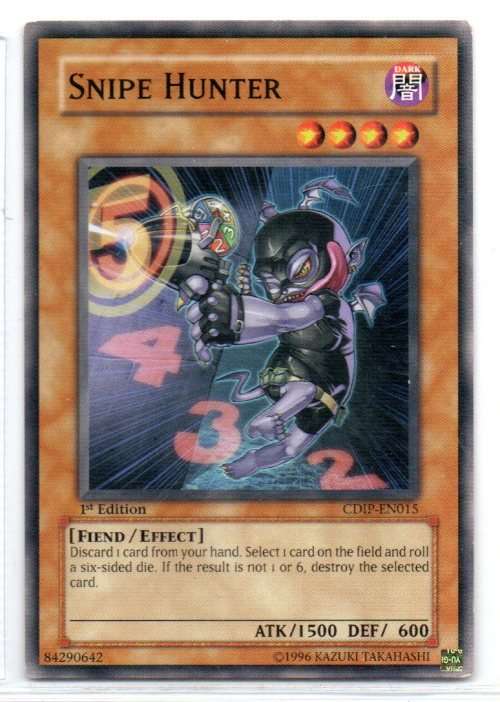 Yu-Gi-Oh! - Snipe Hunter - 1st Ed/Common - Cyberdark Impact (CDIP-EN015)