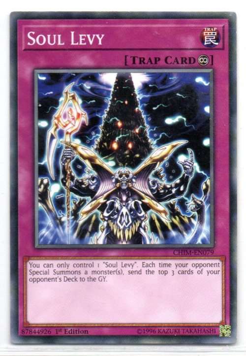 Yu-Gi-Oh! - Soul Levy - 1st Ed/Common - Chaos Impact (CHIM-EN079)