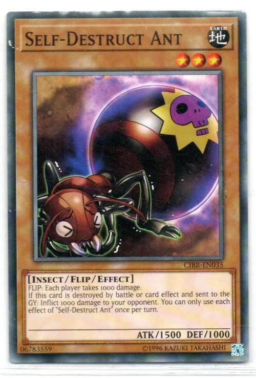 Yu-Gi-Oh! - Self-Destruct Ant - Common - Circuit Break (CIBR-EN035)