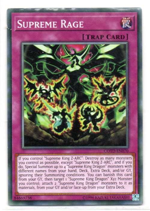Yu-Gi-Oh! - Supreme Rage - Common - Code of the Duelist (COTD-EN070)
