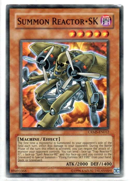 Yu-Gi-Oh! - Summon Reactor - SK - Common - Crimson Crisis (CRMS-EN012)