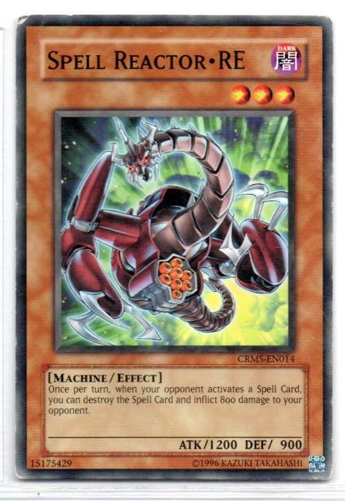 Yu-Gi-Oh! - Spell Reactor - RE - Common - Crimson Crisis (CRMS-EN014)