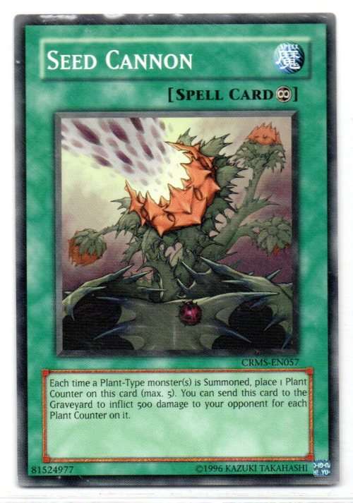 Yu-Gi-Oh! - Seed Cannon - Common - Crimson Crisis (CRMS-EN057)