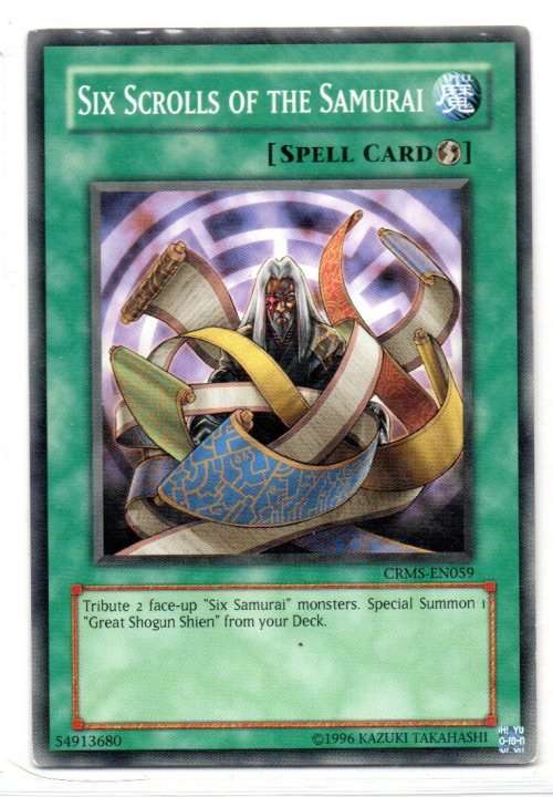 Yu-Gi-Oh! - Six Scrolls of the Samurai - Common - Crimson Crisis (CRMS-EN059)