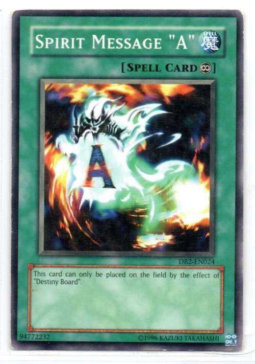 Yu-Gi-Oh! - Spirit Message `A` - Common - Dark Beginning 2 (DB2-EN024)