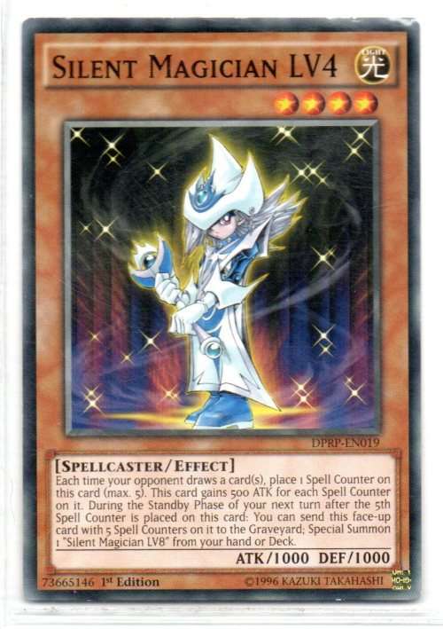 Yu-Gi-Oh! - Silent Magician LV4 - 1st Ed/Common - Duelist Pack: Rivals of the Pharaoh (DPRP-EN019)