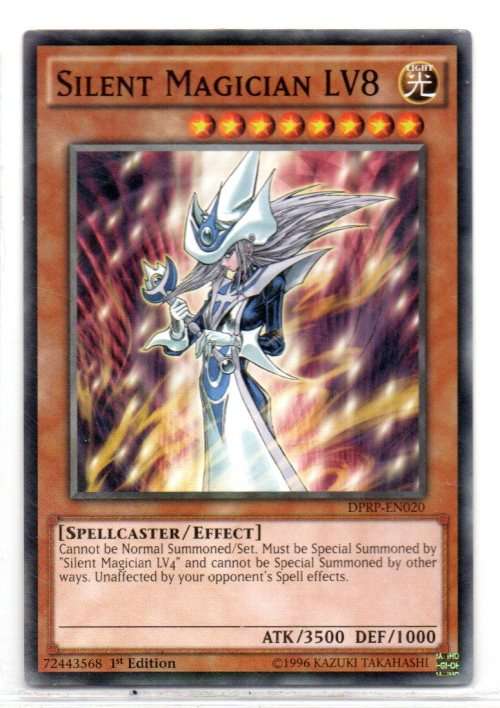 Yu-Gi-Oh! - Silent Magician LV8 - 1st Ed/Common - Duelist Pack: Rivals of the Pharaoh (DPRP-EN020)