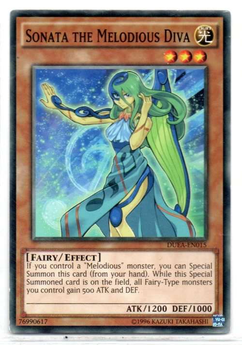Yu-Gi-Oh! - Sonata the Melodious Diva - Common - Duelist Alliance (DUEA-EN015)