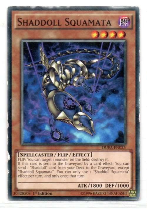 Yu-Gi-Oh! - Shaddoll Squamata - 1st Ed/Common - Duelist Alliance (DUEA-EN025)