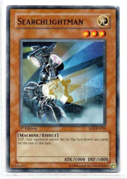 Yu-Gi-Oh! - Searchlightman - 1st Ed/Common - Enemy of Justice (EOJ-EN010)