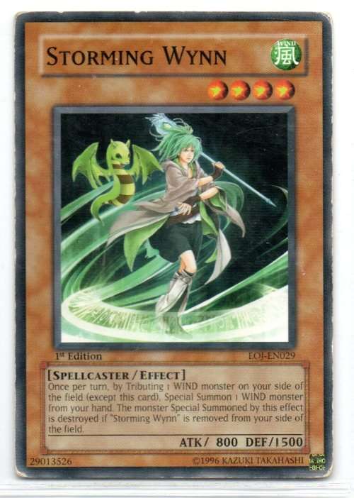 Yu-Gi-Oh! - Storming Wynn - 1st Ed/Common - Enemy of Justice (EOJ-EN029)