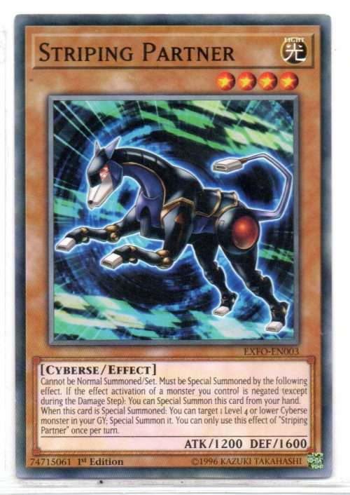 Yu-Gi-Oh! - Striping Partner - 1st Ed/Common - Extreme Force (EXFO-EN003)