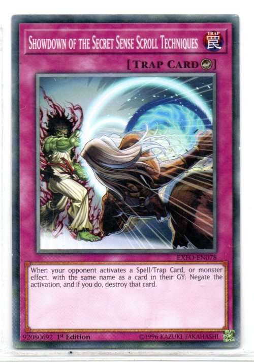 Yu-Gi-Oh! - Showdown of the Secret Sense Scroll Techniques - 1st Ed/Common - Extreme Force (EXFO-EN0