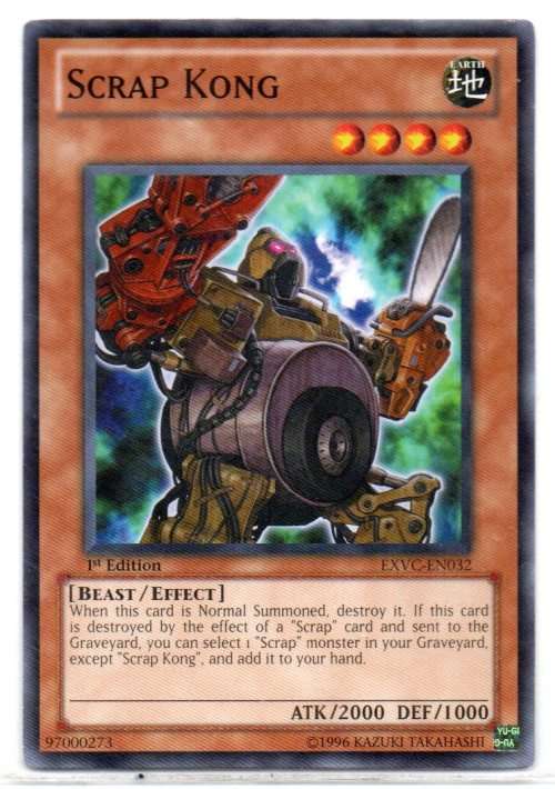 Yu-Gi-Oh! - Scrap Kong - 1st Ed/Common - Extreme Victory (EXVC-EN032)