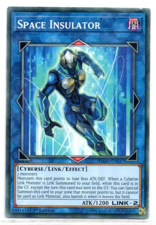 Yu-Gi-Oh! - Space Insulator - 1st Ed/Common - Flames of Destruction (FLOD-EN037)