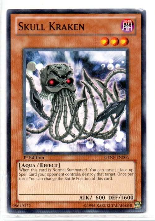 Yu-Gi-Oh! - Skull Kraken - 1st Ed/Common - Generation Force (GENF-EN006)