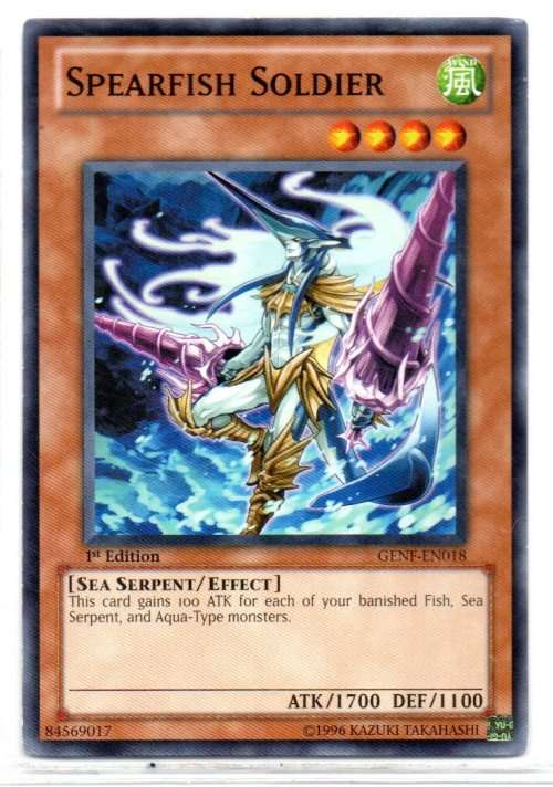Yu-Gi-Oh! - Spearfish Soldier - 1st Ed/Common - Generation Force (GENF-EN018)