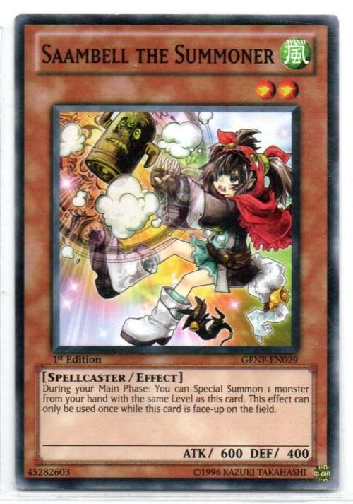 Yu-Gi-Oh! - Saambell the Summoner - 1st Ed/Common - Generation Force (GENF-EN029)