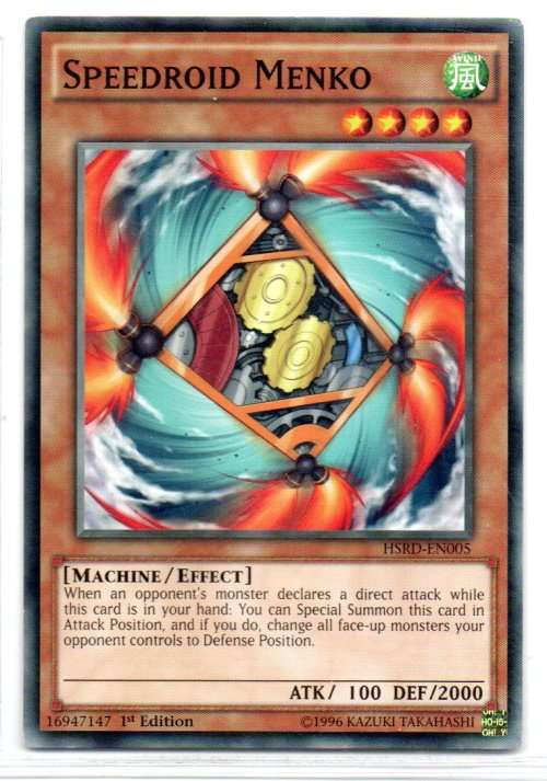 Yu-Gi-Oh! - Speedroid Menko - 1st Ed/Common - High-Speed Riders (HSRD-EN005)