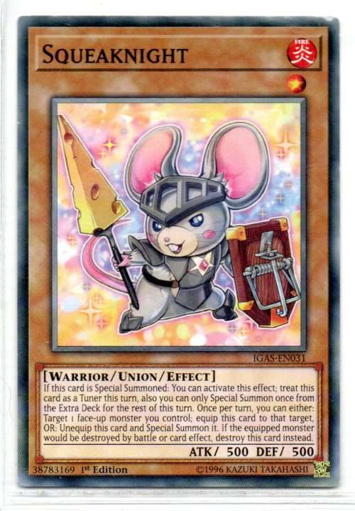 Yu-Gi-Oh! - Squeaknight - 1st Ed/Common - Ignition Assault (IGAS-EN031)