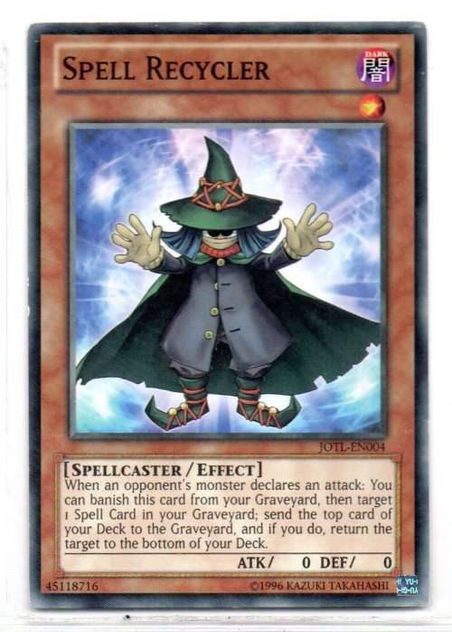 Yu-Gi-Oh! - Spell Recycler - Common - Judgment of the Light (JOTL-EN004)