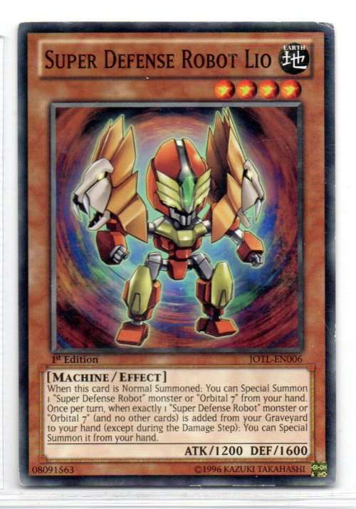 Yu-Gi-Oh! - Super Defense Robot Lio - 1st Ed/Common - Judgment of the Light (JOTL-EN006)