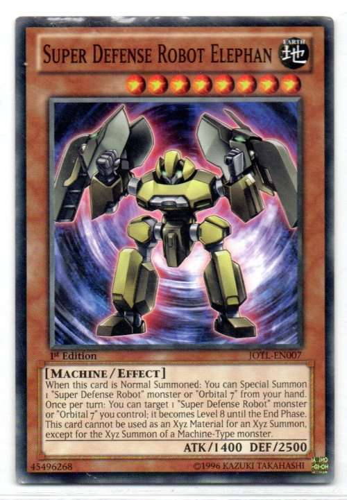 Yu-Gi-Oh! - Super Defense Robot Elephan - 1st Ed/Common - Judgment of the Light (JOTL-EN007)