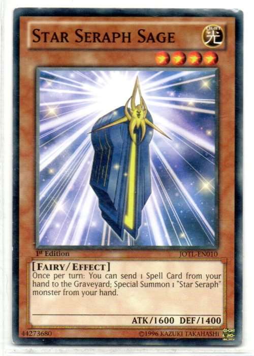 Yu-Gi-Oh! - Star Seraph Sage - 1st Ed/Common - Judgment of the Light (JOTL-EN010)