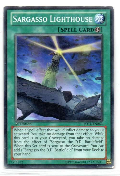 Yu-Gi-Oh! - Sargasso Lighthouse - 1st Ed/Common - Judgment of the Light (JOTL-EN062)